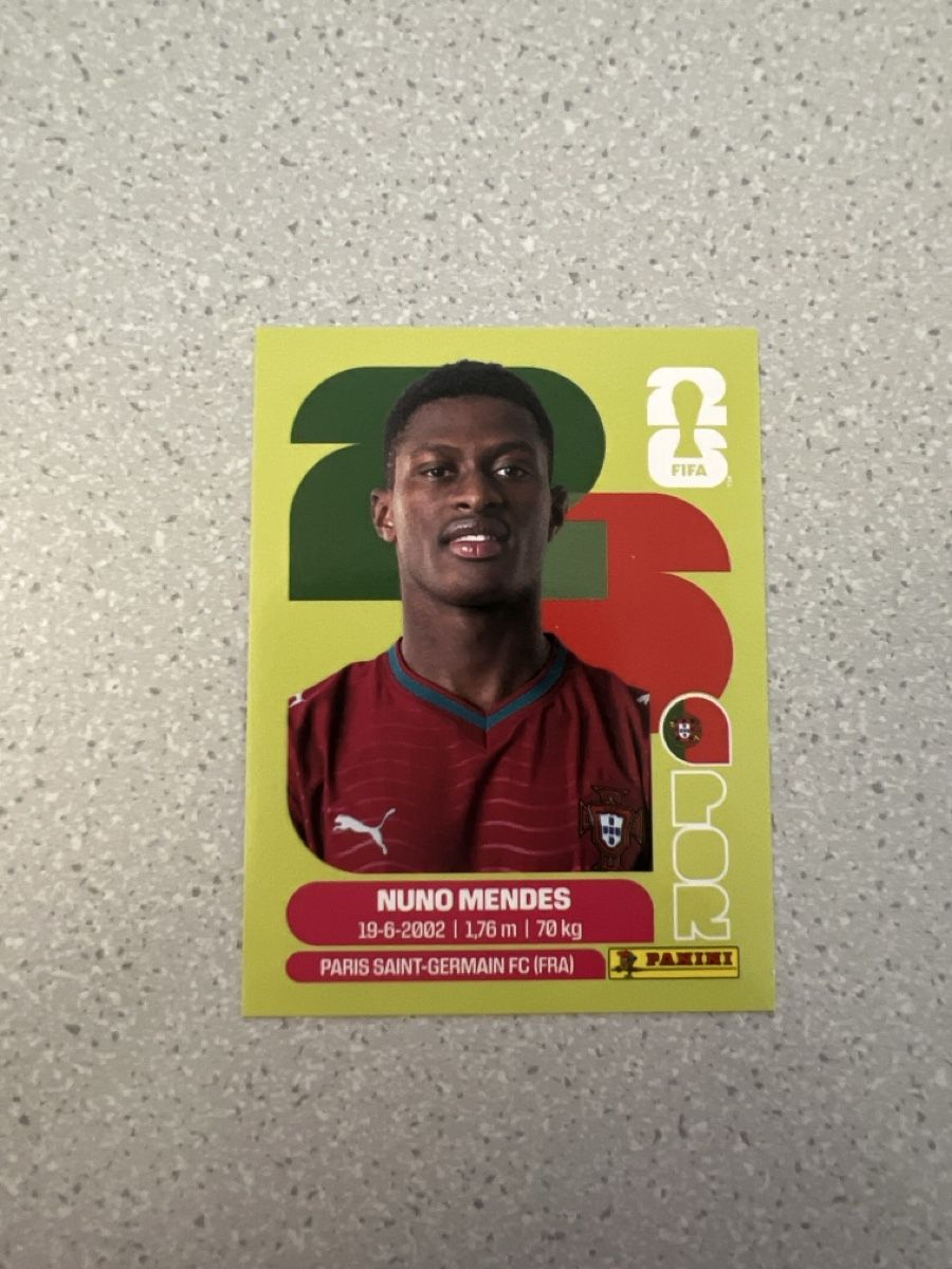 Panini Sammelbilder & Trading cards: Nuno Mendes – Neu (gemäss Beschreibung) aus Grüt (Gossau ZH) von BOOOTSY