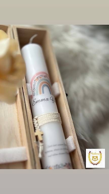 Candele: Taufkerze REGENBOGEN  – Usato da Glis venduto da KubEmma.ch 3