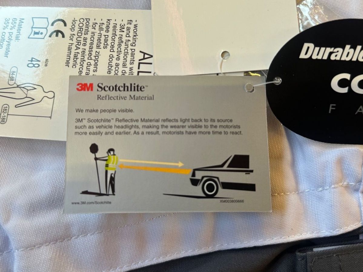 Pantaloni: Herren-Arbeitshose mit elastischem Bund Grösse 48 – Nuovo e nell'imballaggio originale da Uetendorf venduto da Revotool 4