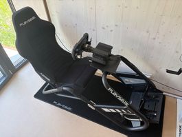 Sim Rig Playseat Trophy + Moza R12 + Moza GS V2P + Moza SR-P
