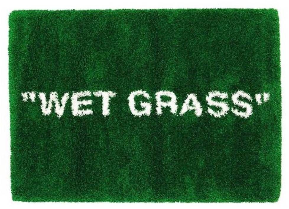 Ikea Tappeti: Virgil Abloh Wet Grass Teppich – Usato da Buchs venduto da KaBoeschen