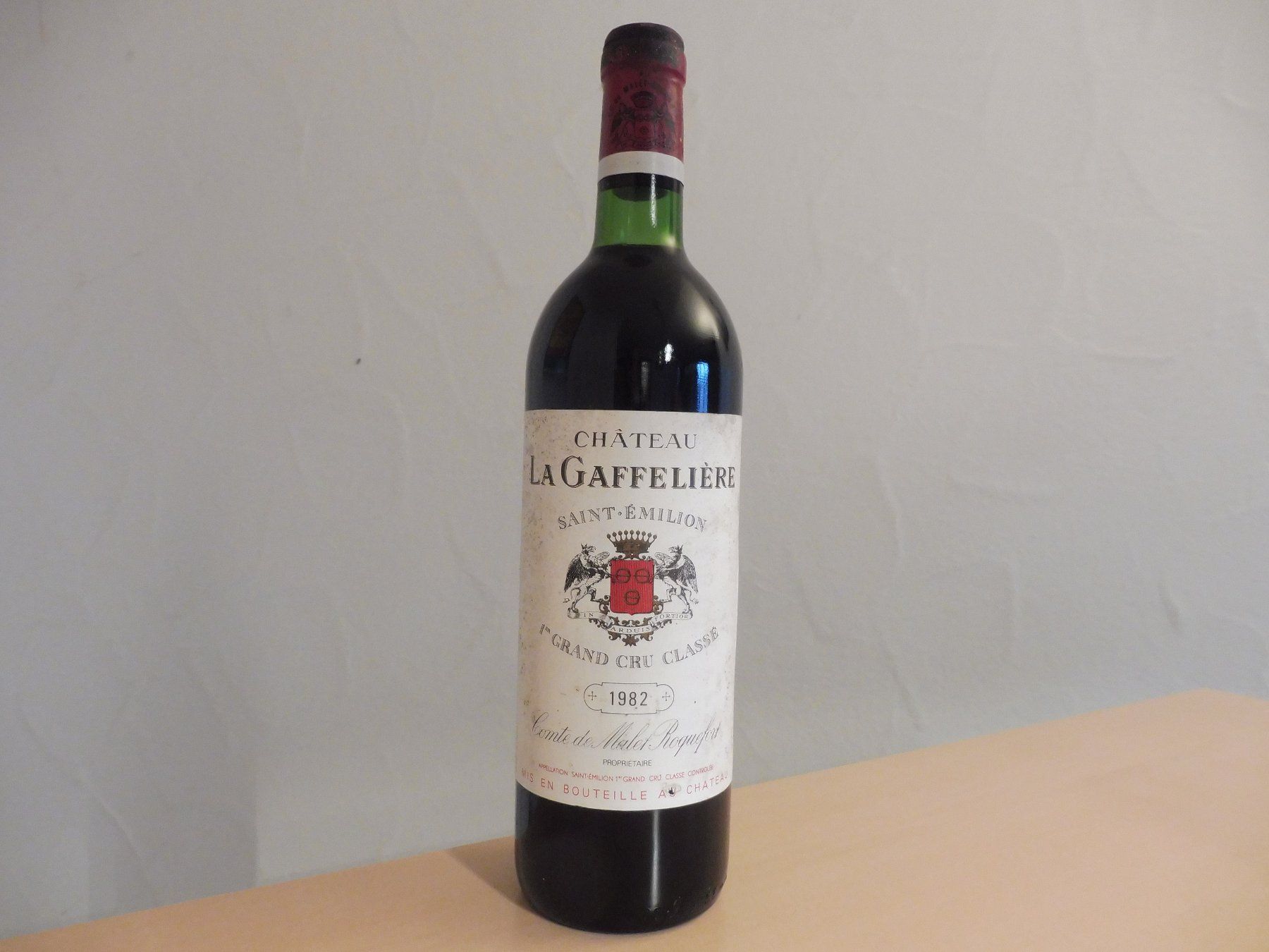Wein: 1 Fl. Chateau LA GAFFELIÈRE 1982 / 1er GCC – Gebraucht aus Oftringen von varan62