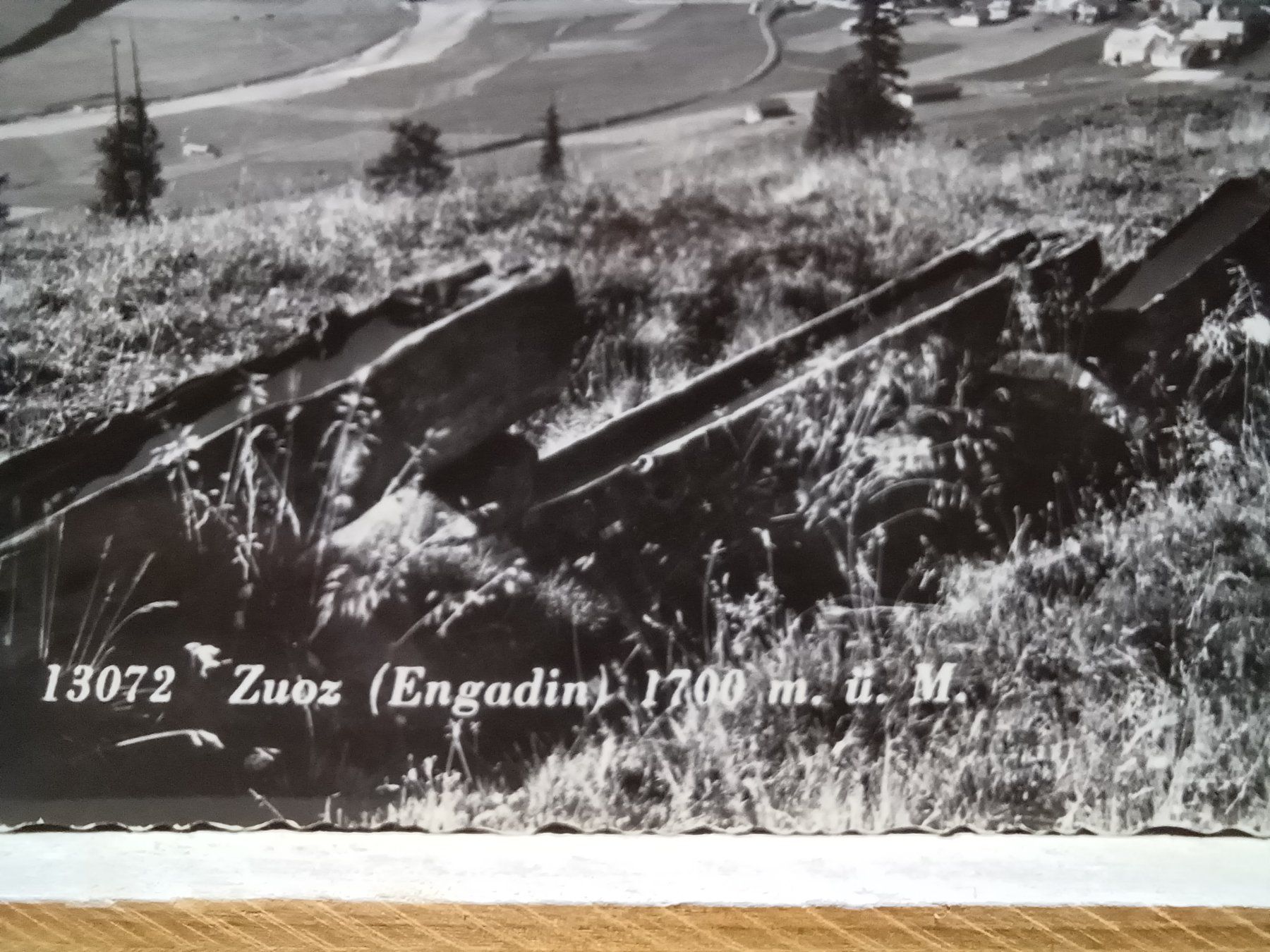 Ansichtskarten: No. 13072, Zuoz (Engadin) – Gebraucht aus Aarau Rohr von mgvw 1
