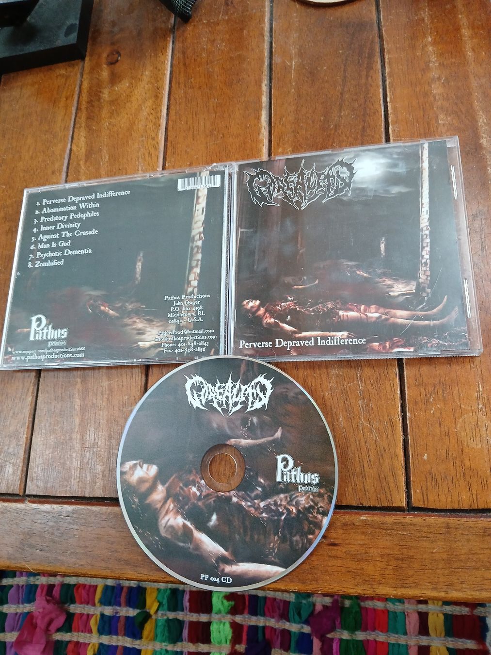 CD: goreality- perverse... – Usato da St-Cergue venduto da VeganWarrior