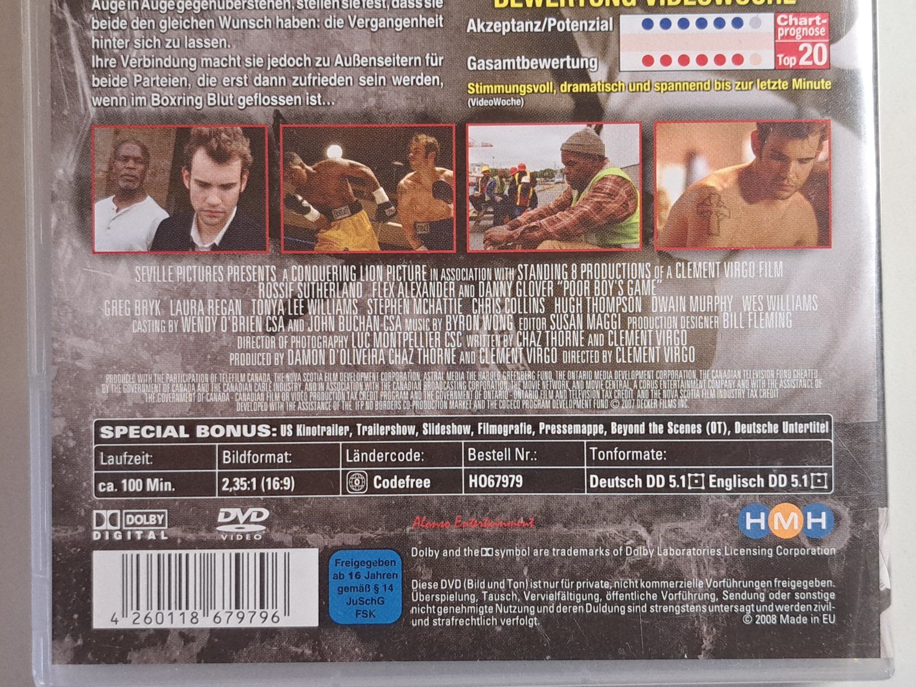 Tutti i DVDs: POOR BOY'S GAME (Danny Glover, Rossif Sutherland) – Usato da Wichtrach venduto da LuckyLuke69 3