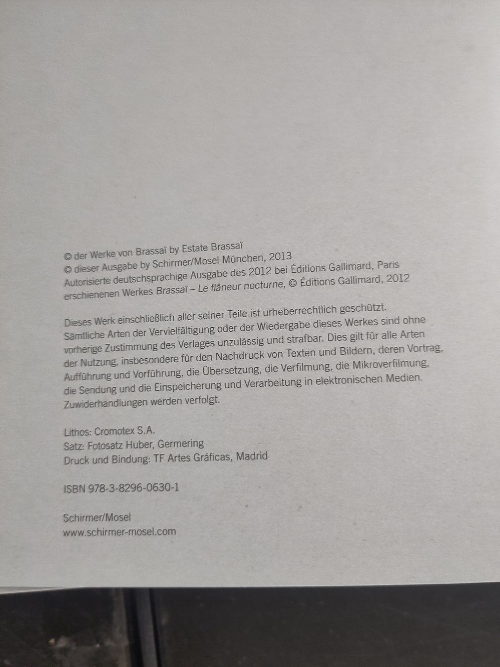 Bücher: Brassaï - Flaneur durch das nächtliche Paris – Gebraucht aus Pratteln von Cartonsducoeur_bl 7