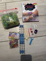 Loom Gummiring-Set mit Buch & Zubehör – Ferien-Bastelspass!