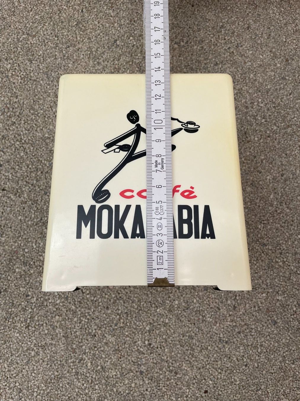 Handtuchhalter: Vintage Handtuchspender Mokarabia Café – Gebraucht aus Zug von Cry71 5