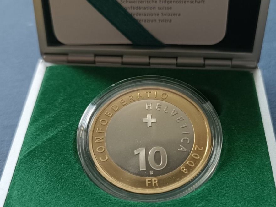 Tutti le monete: 10 Franken Münze Adler 2008 PP – Nuovo e nell'imballaggio originale da St. Margrethen SG venduto da alfapeugeot10 3