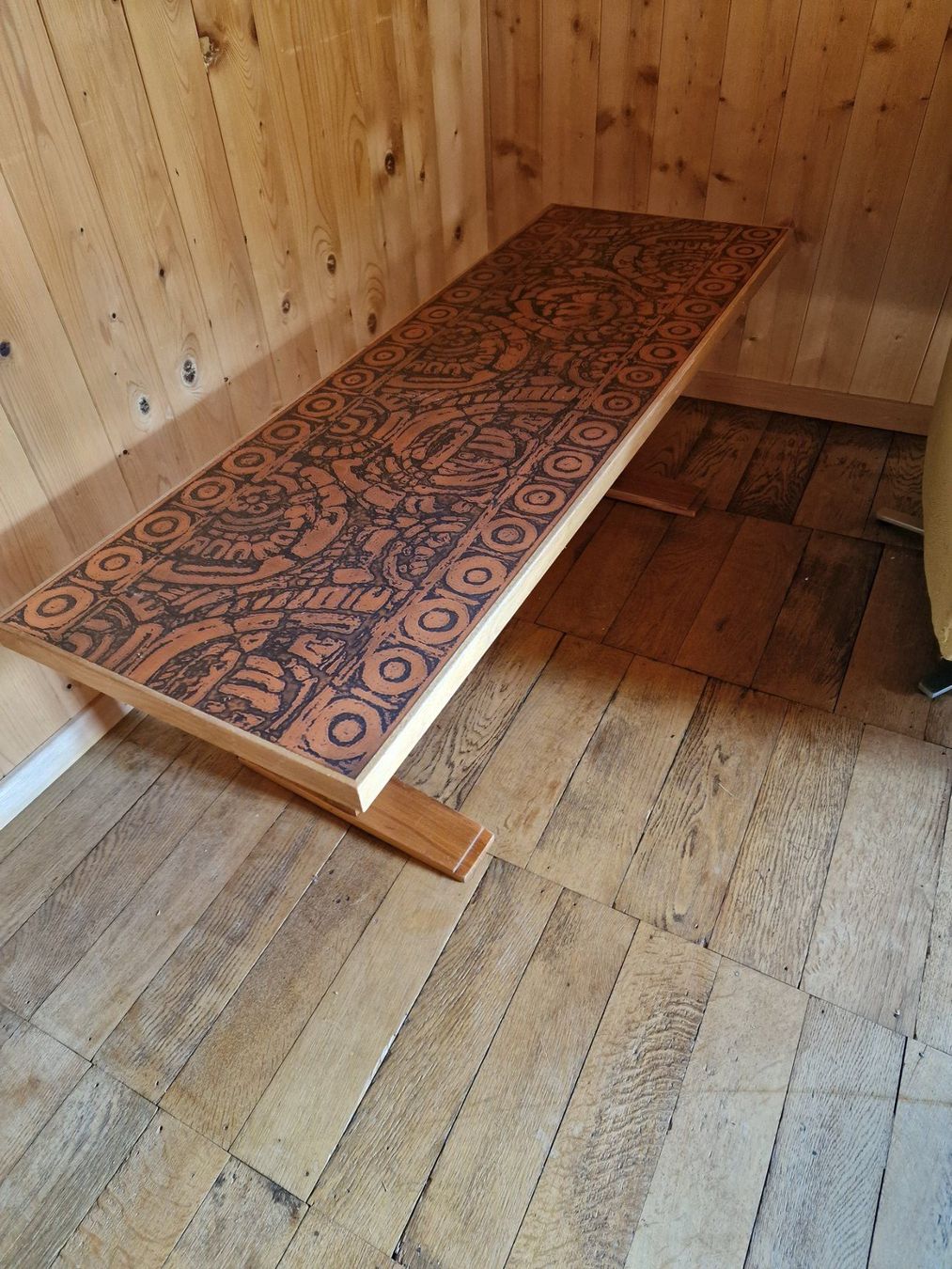 Tavoli: Salontisch mit Kupferplatte – Usato da Flüelen venduto da novena 1
