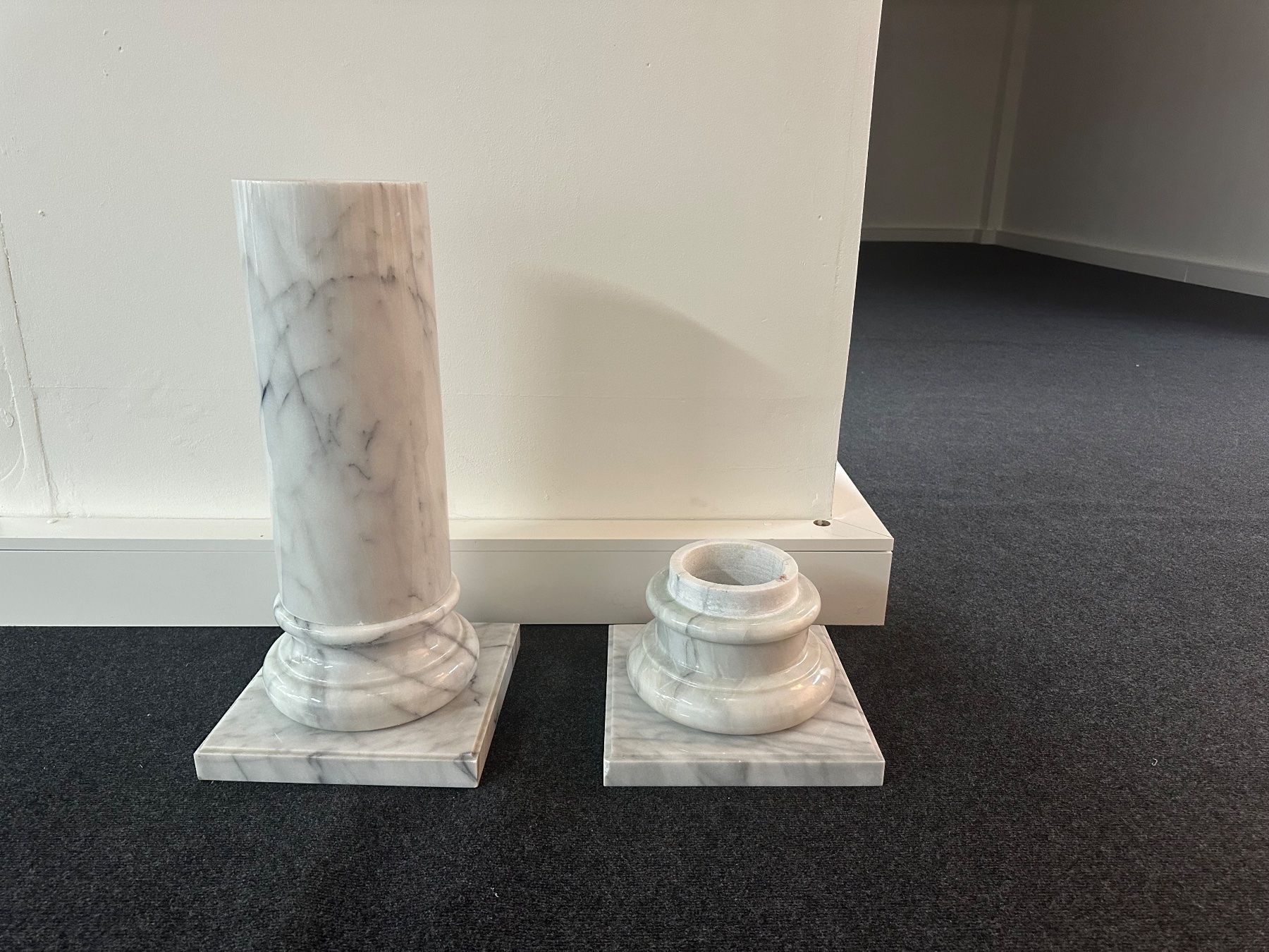 Skulpturen & Statuen: Marmorsäule dreiteilig Naturmarmor – Gebraucht aus Basel von artthings4you