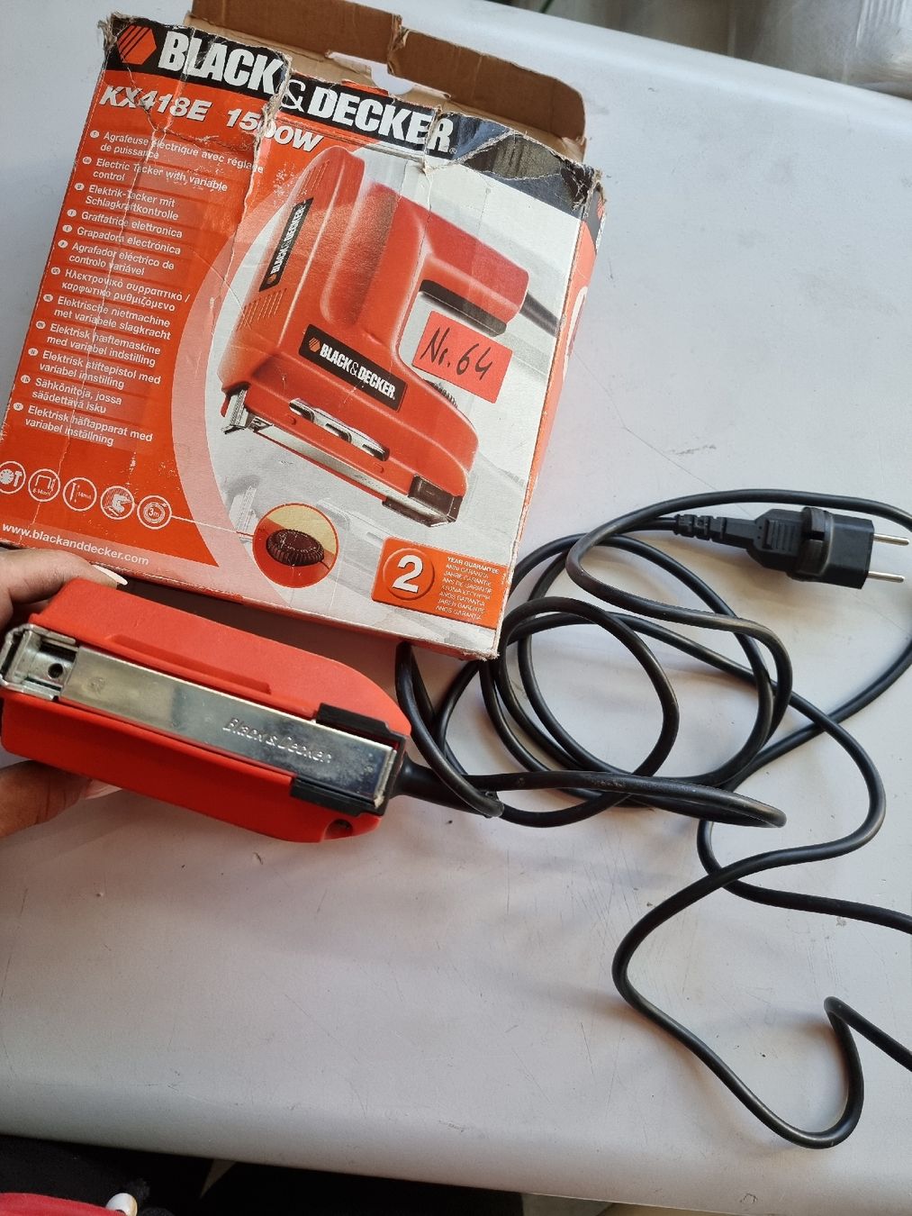 Alle Maschinen: Elektrotacker Black & Decker  – Gebraucht aus WIL SG von Sprin319 2