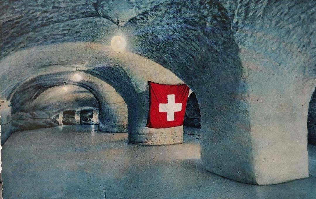 Ansichtskarten: JUNGFRAUJOCH - Eispalast – Gebraucht aus Delémont von Domdom1
