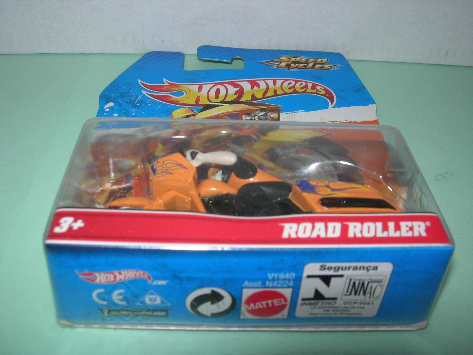 Hot Wheels Giocattoli: ROAD ROLLER  - Speed Cycles * Hot Wheels – Nuovo e nell'imballaggio originale da Hornussen venduto da Corvette- 3