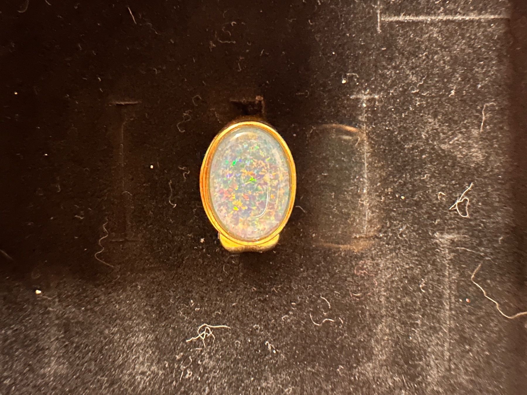 Anelli: Muttertag!  925 vergoldeter Ring mit tripletten Opal! 52! – Nuovo e nell'imballaggio originale da Arlesheim venduto da Naumba73 4