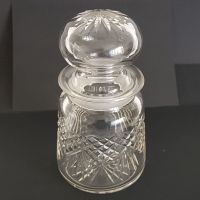 Antike Teedose mit Diamantschliff und Stern um 1920