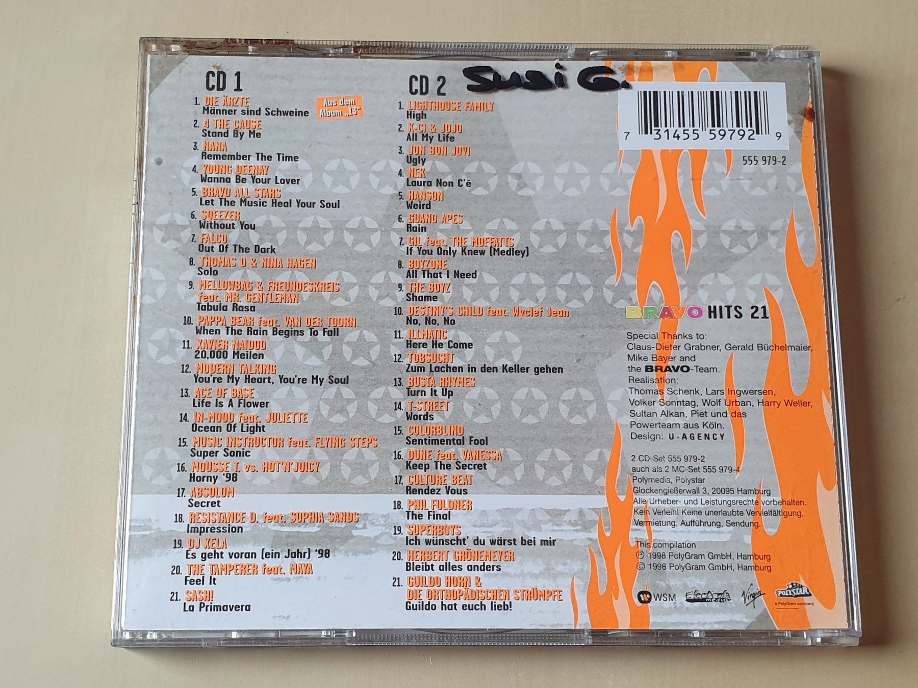 CDs: Bravo Hits 21 – Gebraucht aus Stansstad von collectorsshop 1