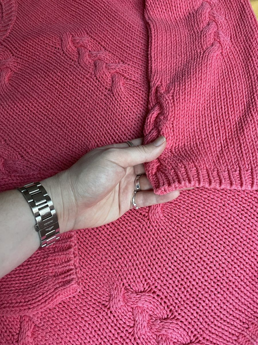 Maglioni & Felpe: Vintage Strickpullover, Gr. L, rosa/pink/Lachs – Usato da Zürich venduto da Carlajimena 5