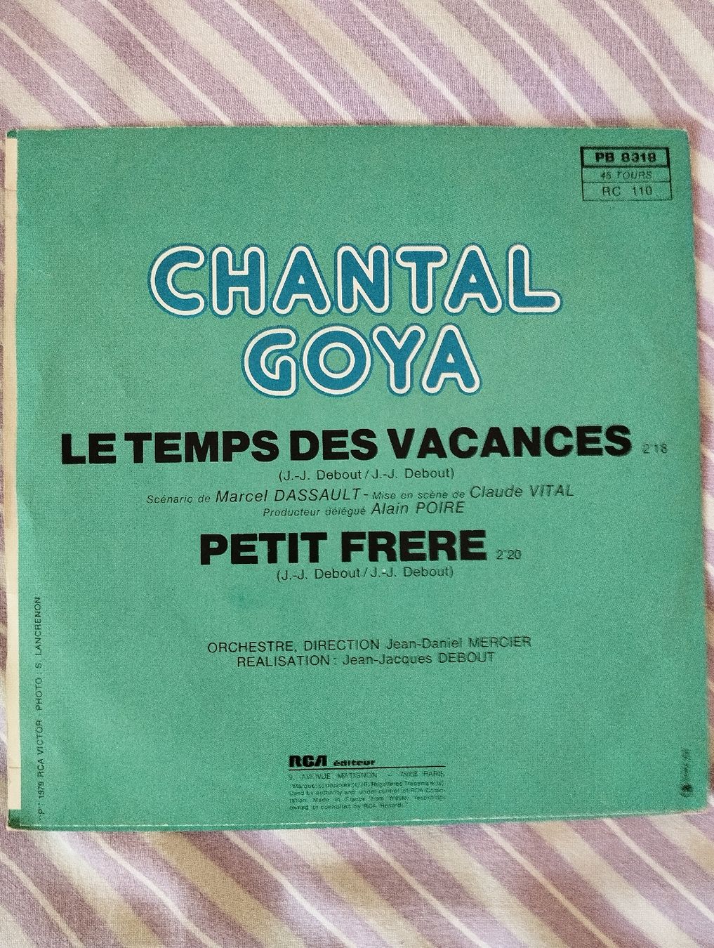 Dischi in vinile: 45 tours de Chantal Goya – Usato da Neuchâtel venduto da rod_b9kq 1