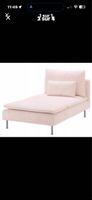 Canapé méridienne Ikea Södermann couleur rose clair