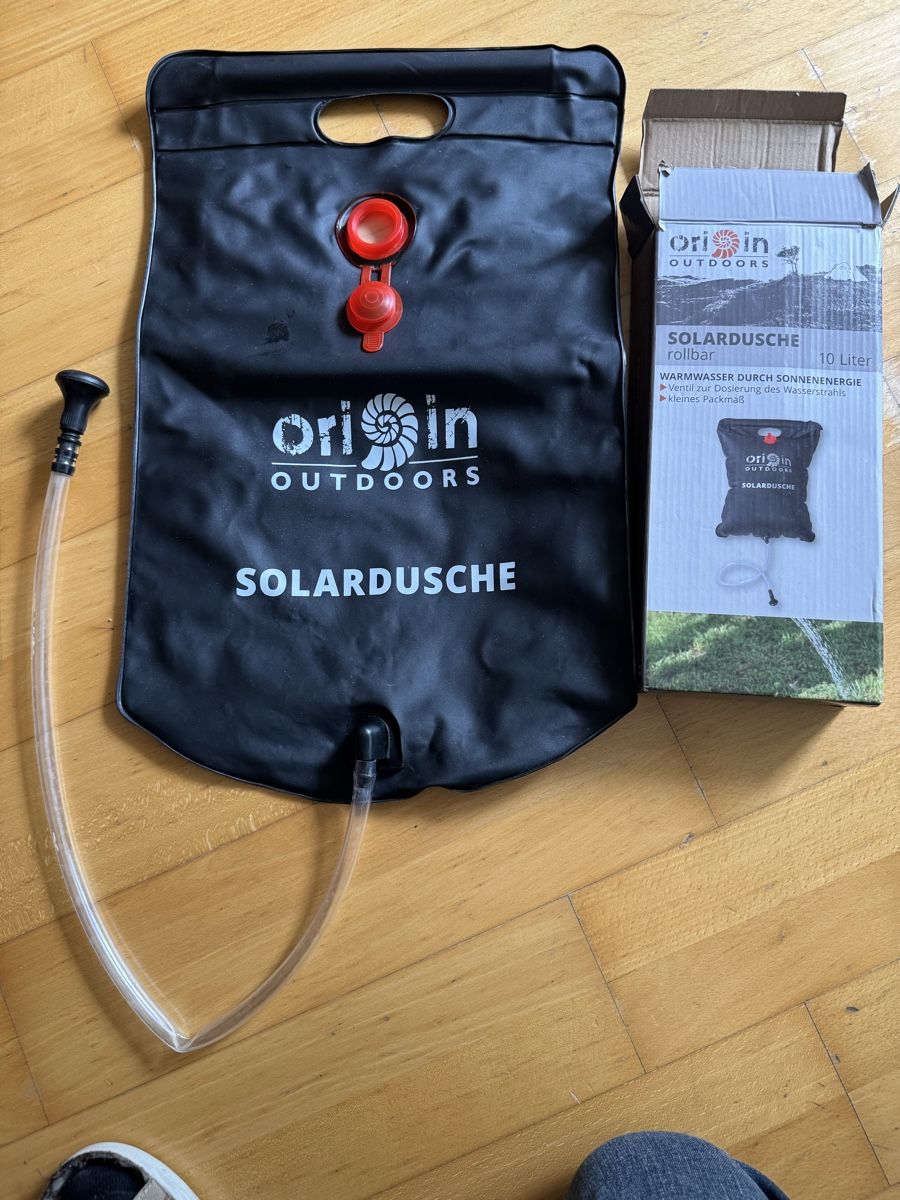 Docce: Solardusche Orion 10L wenig gebraucht – Usato da belp venduto da Squashbiker10