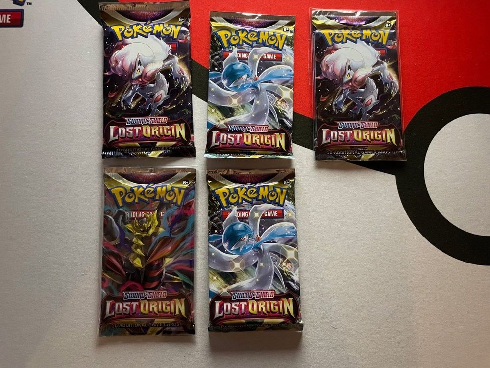 Pokémon - 5x Lost Origin Booster Packs (Neu und originalverpackt) in ...
