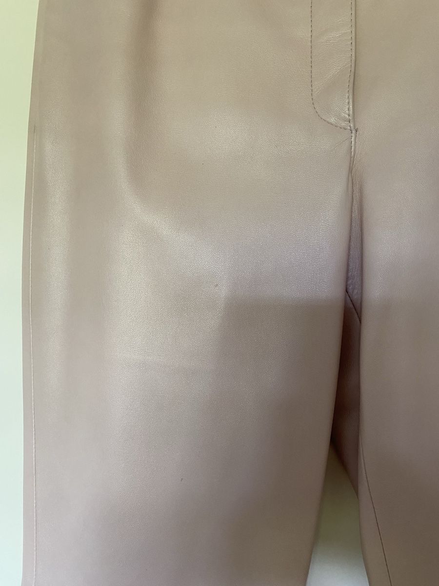 Escada Pantaloni: Escada Nappaleder Hose 38 – Usato da Gümligen venduto da zeusone1 3