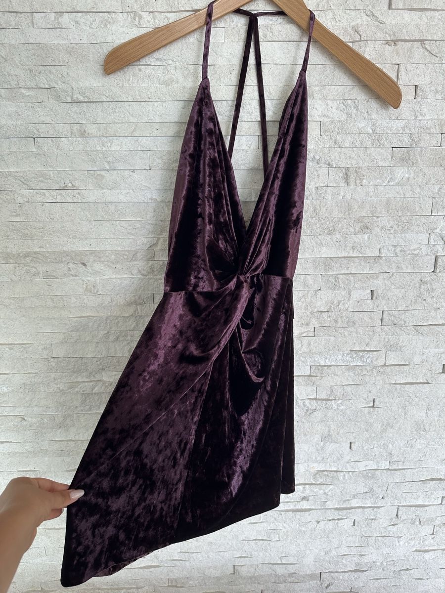 Zara Kleider: Zara Samtkleid Festkleid Grösse S NEU – Neu (gemäss Beschreibung) aus Meilen von ninifee20 1