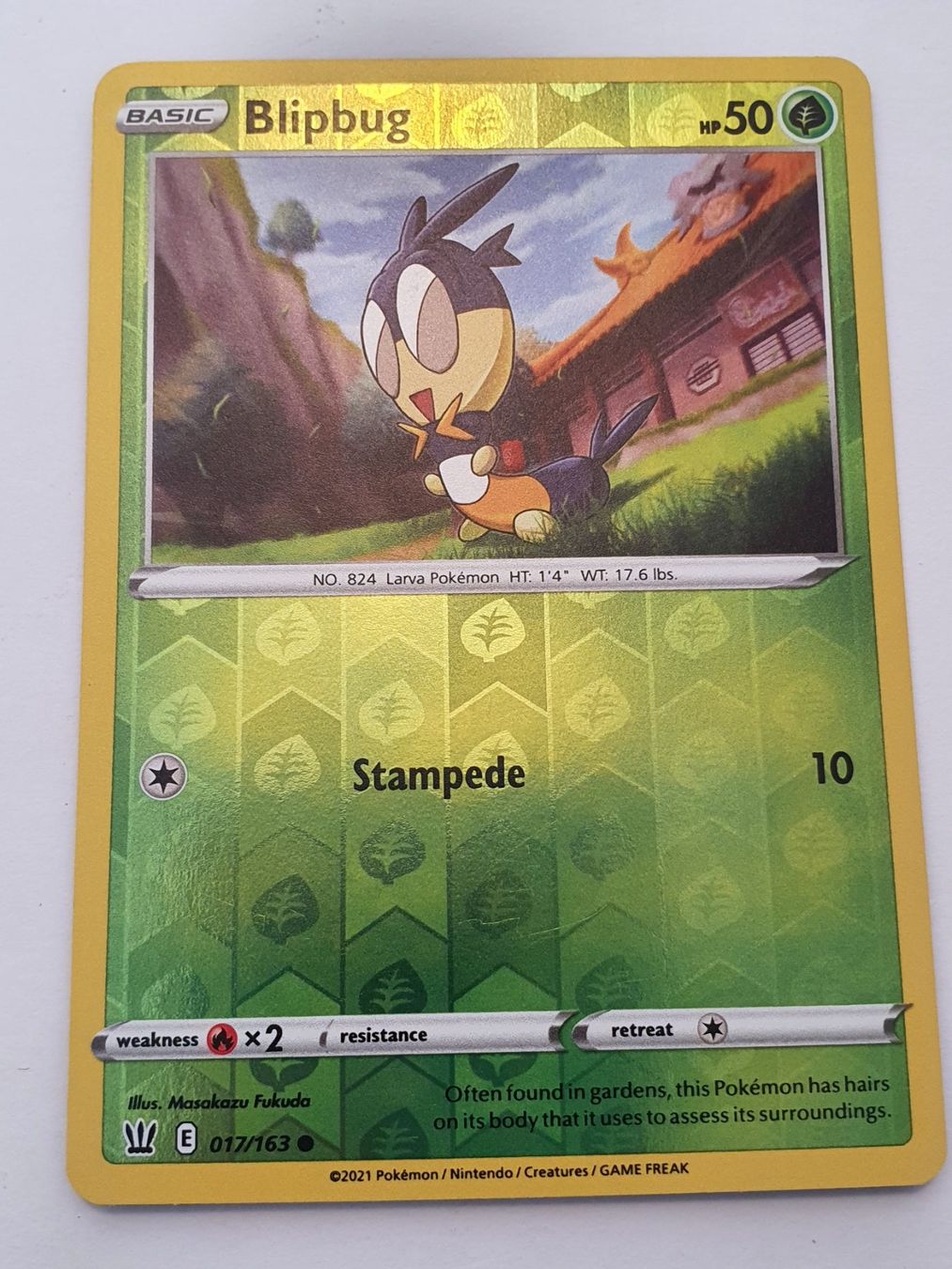 Pokémon Sammelbilder & Trading cards: Blipbuf 2021 Pokémon / Reverse Holo – Gebraucht aus Oberdorf BL von BaldenEagle