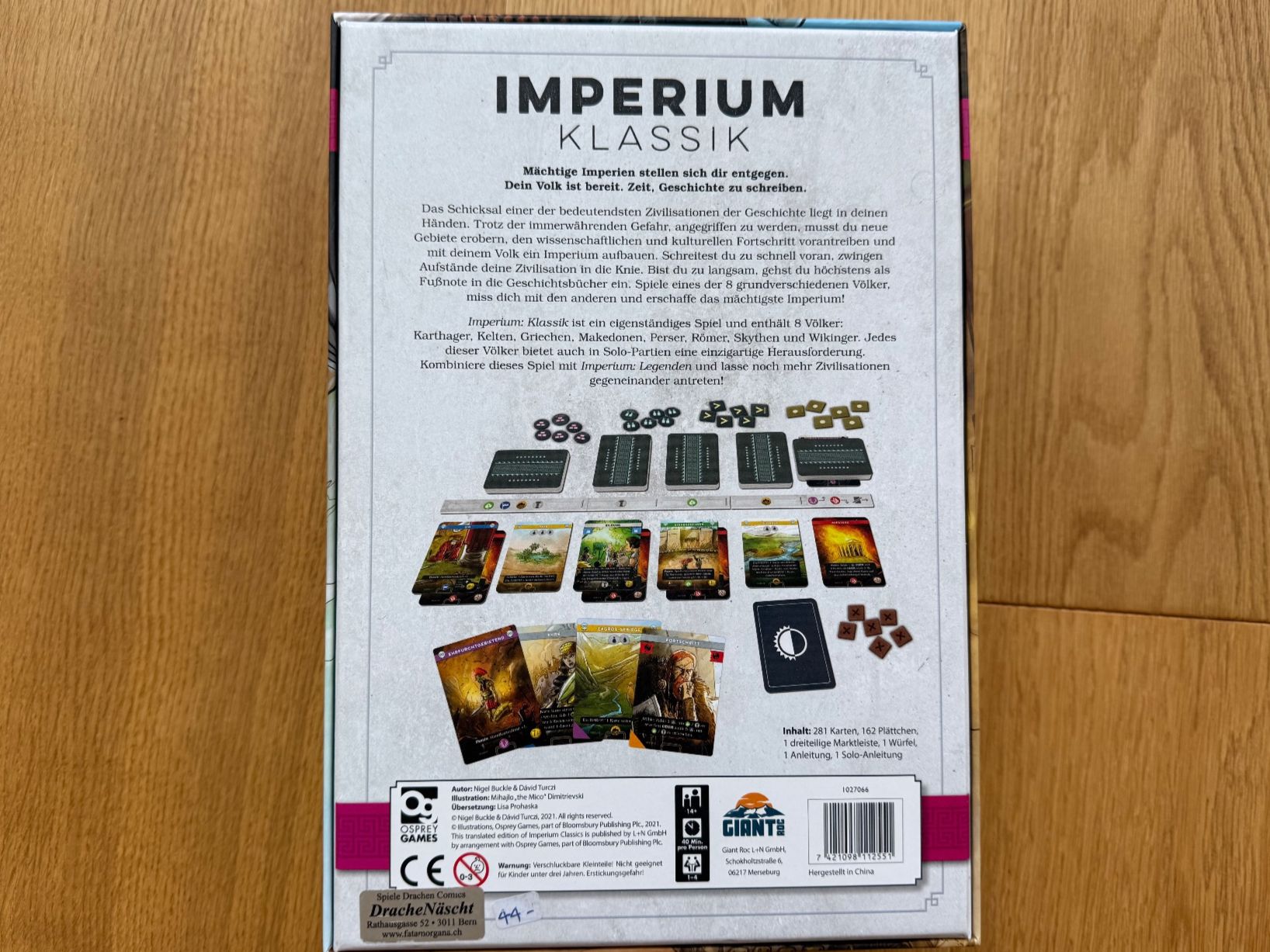 Giochi: Imperium: Klassik - Spannendes Zivilisationen-Deckbauspiel – Usato da Stettlen venduto da sellae 1