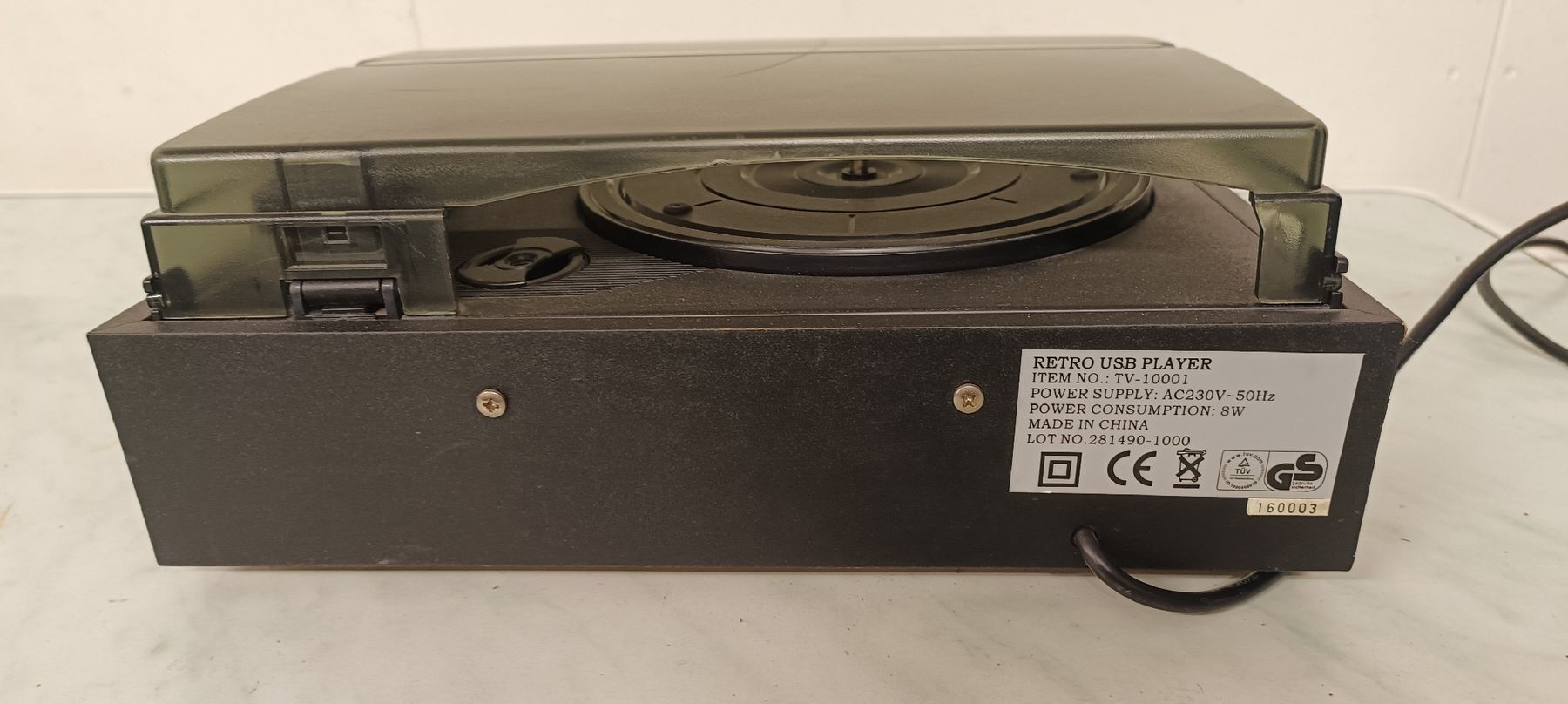 Giradischi: Retro Plattenspieler mit USB & Auto-Stop – Usato da Pfäffikon ZH venduto da K-V-M 2