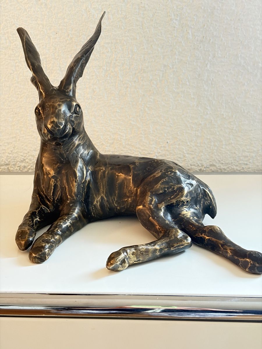 Skulpturen & Statuen: Grosser Bronze Hase sitzend  – Neu (gemäss Beschreibung) aus Zürich von eileenchen1 4