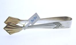 1 WMF 900 Fächer Zuckerzange versilbert / versilbert (ZZ 1)