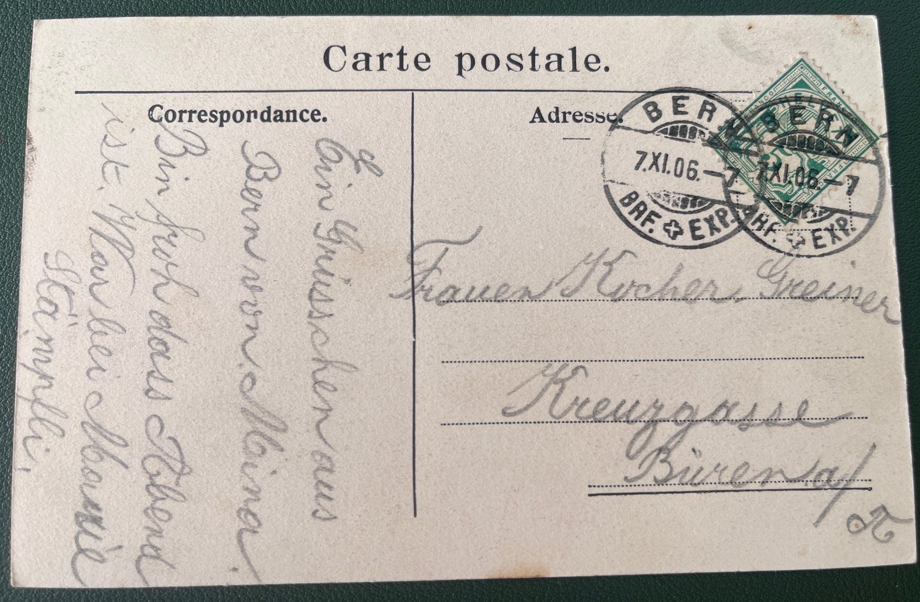 Cartoline postali: AK Bern Bundespalast, 1906 – Usato da Biberist venduto da Edelfloh 1