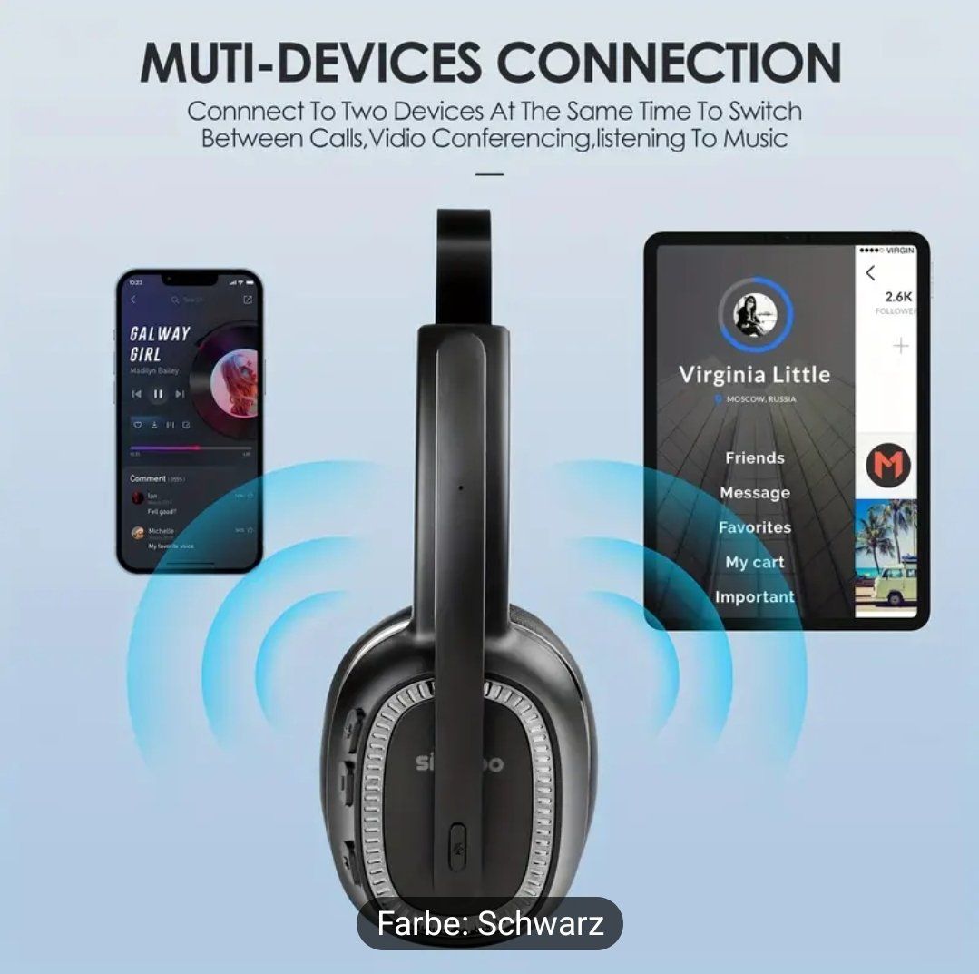 Kopfhörer: Siindoo Wireless Headset – Gebraucht aus Buchs SG von nefi022 2