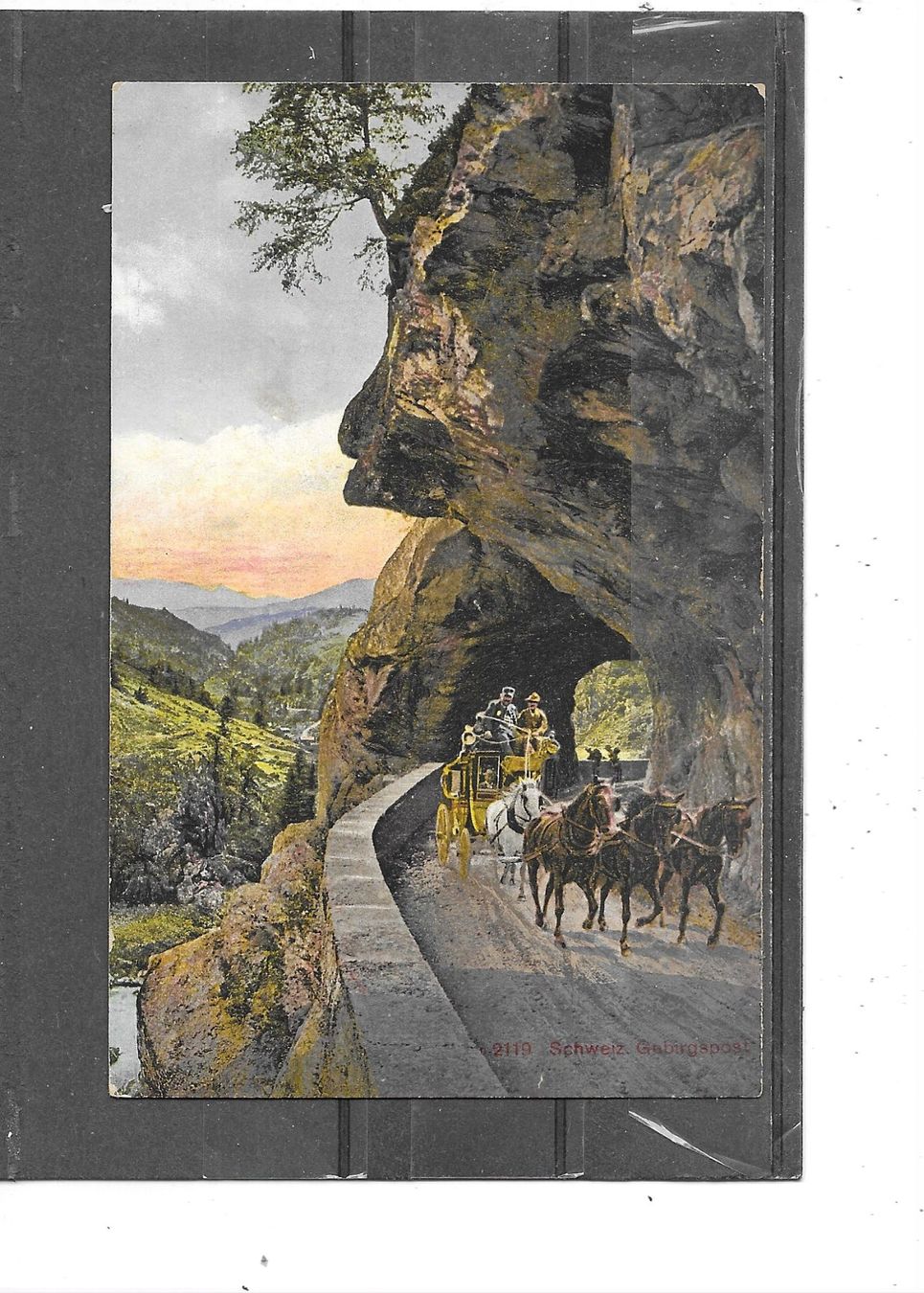 Cartes postales: Schweiz.Gebirgspost , Postkutsche Wo? – D'occasion à Schocherswil par Wilare