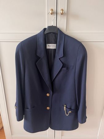 Marineblauer Vintage-Blazer