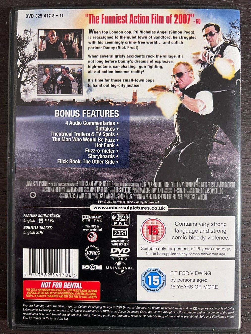Tutti i DVDs: Hot Fuzz (Englisch) – Usato da Zürich venduto da FilmFreunde 1