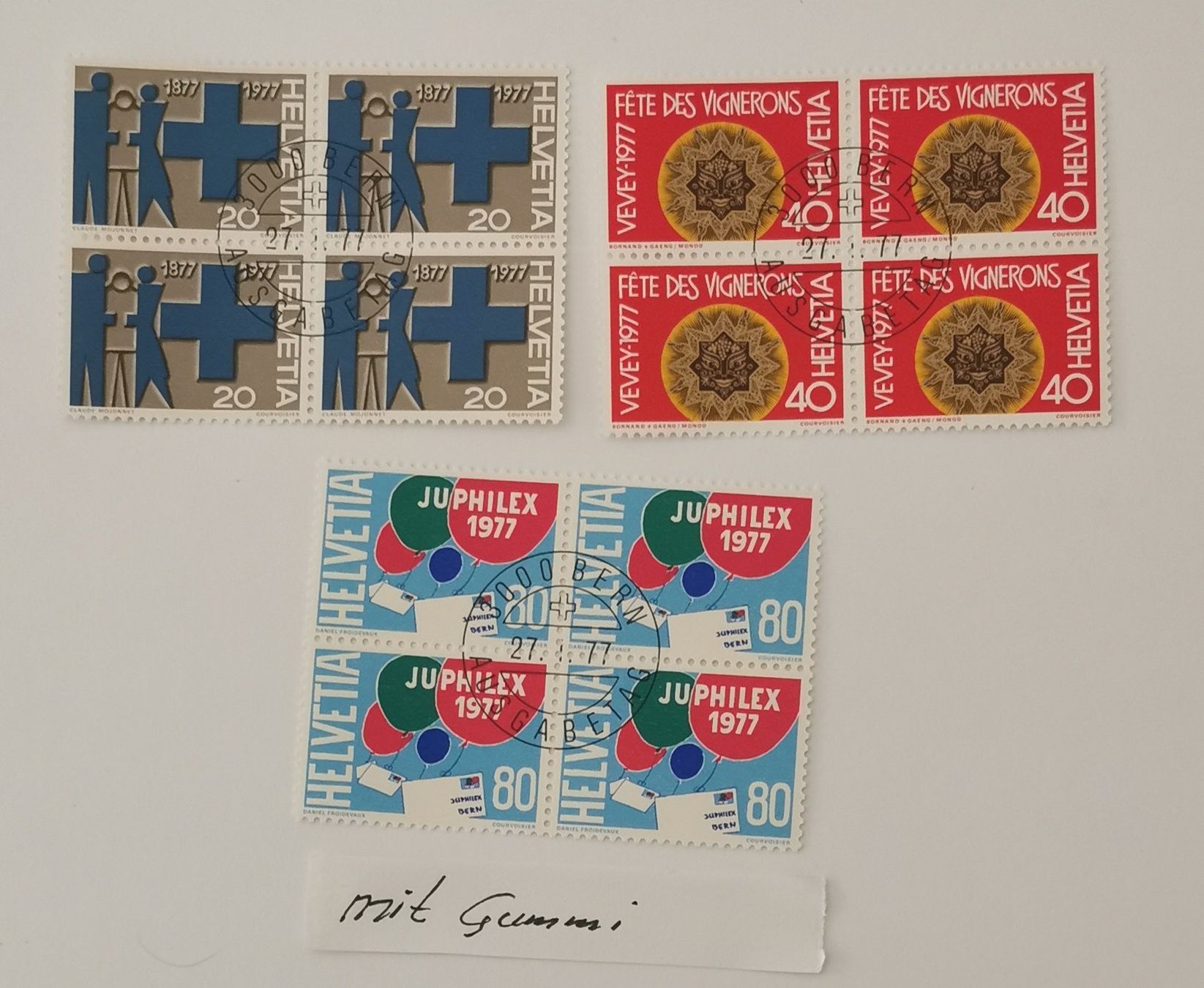 Tutti i francobolli: 1977 – Nuovo (secondo la descrizione) da Aadorf venduto da Chnorli-Furz