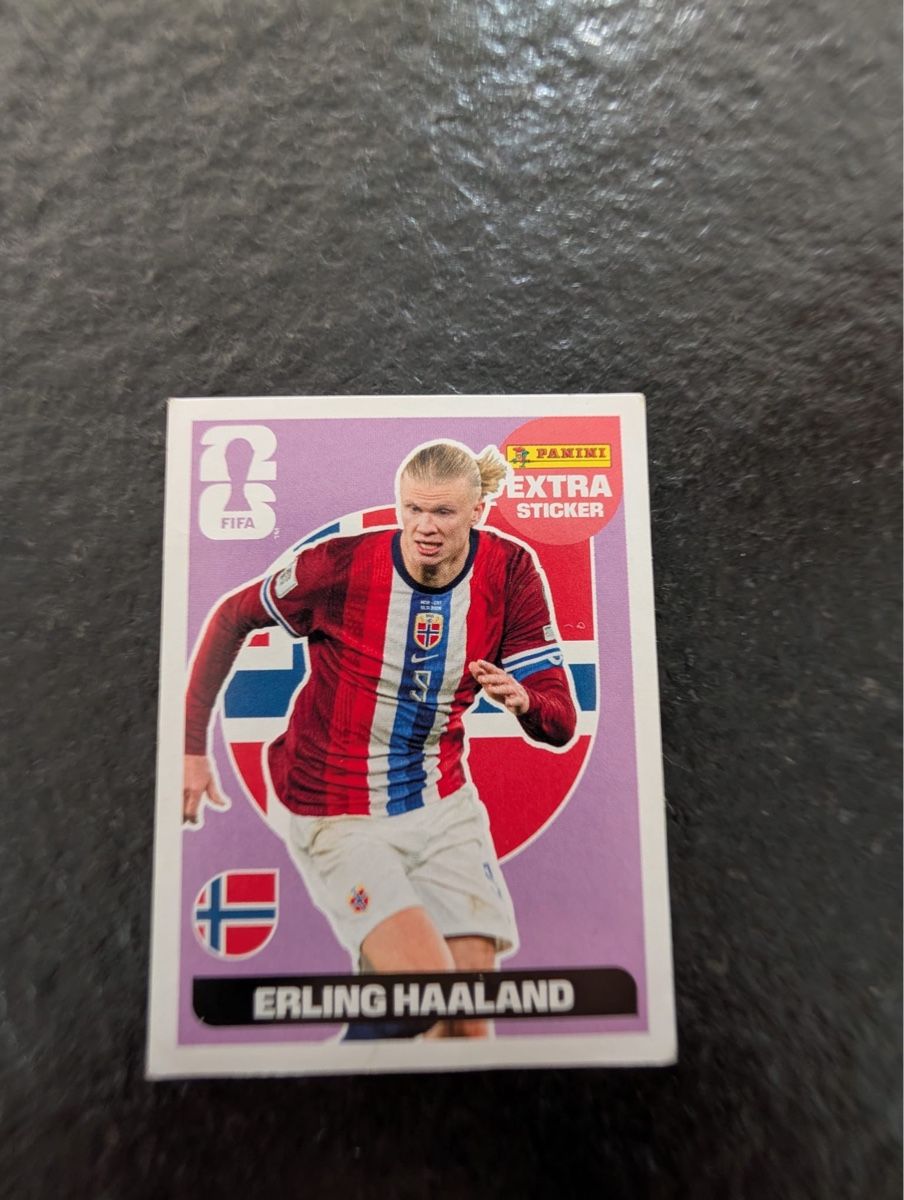 Panini Sammelbilder & Trading cards: Extra Sticker Haaland Pink – Neu (gemäss Beschreibung) aus Starrkirch-Wil von Goemsu