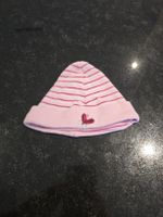 Baby Mütze gestreift rosa Baumwolle Grösse 62 68 neu