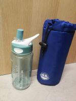Trinkflasche Plastik (BPA-Frei) mit Hülle
