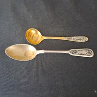 Russisch Niello 875 Silber Löffel