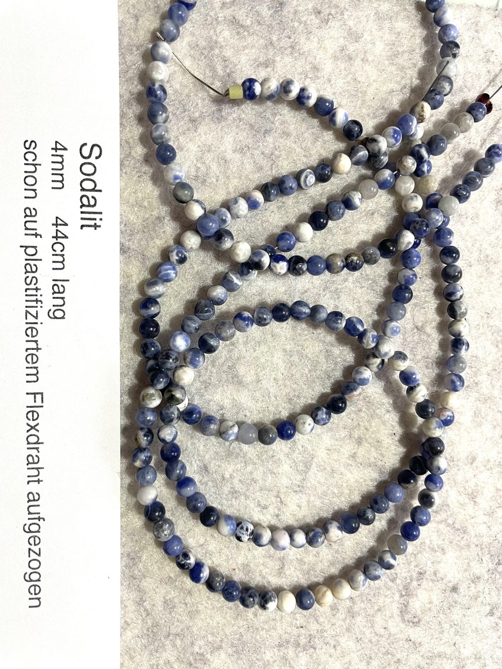 Ketten: Sodalit top Strang  extra lang!   herzige Kette  Sodalithe – Neu und originalverpackt aus Leuggern von gemshow 3