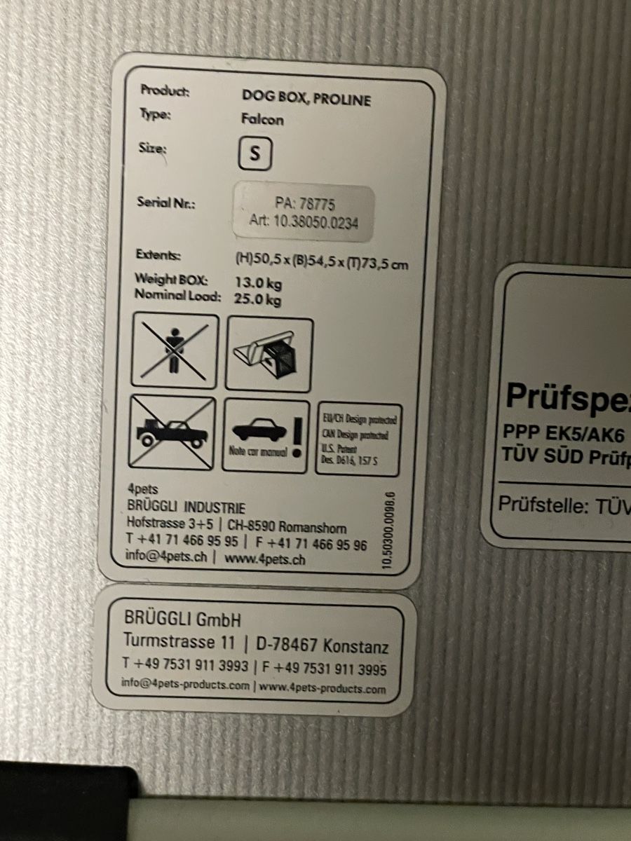 4pets Käfige, Transport & Sicherheit: 4 pets ProLine Falcon S Hundebox – Gebraucht aus Dagmersellen von Arcticsnow2017 8