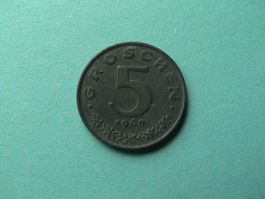 5 Groschen - Österreich  - 1968