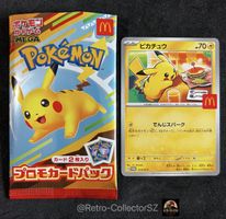 Pokémon Card Pikachu 020/M-P McDonald’s Promo & Empty Pack