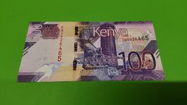 Kenianische Banknote - 100 Schilling - Seltenes 2019