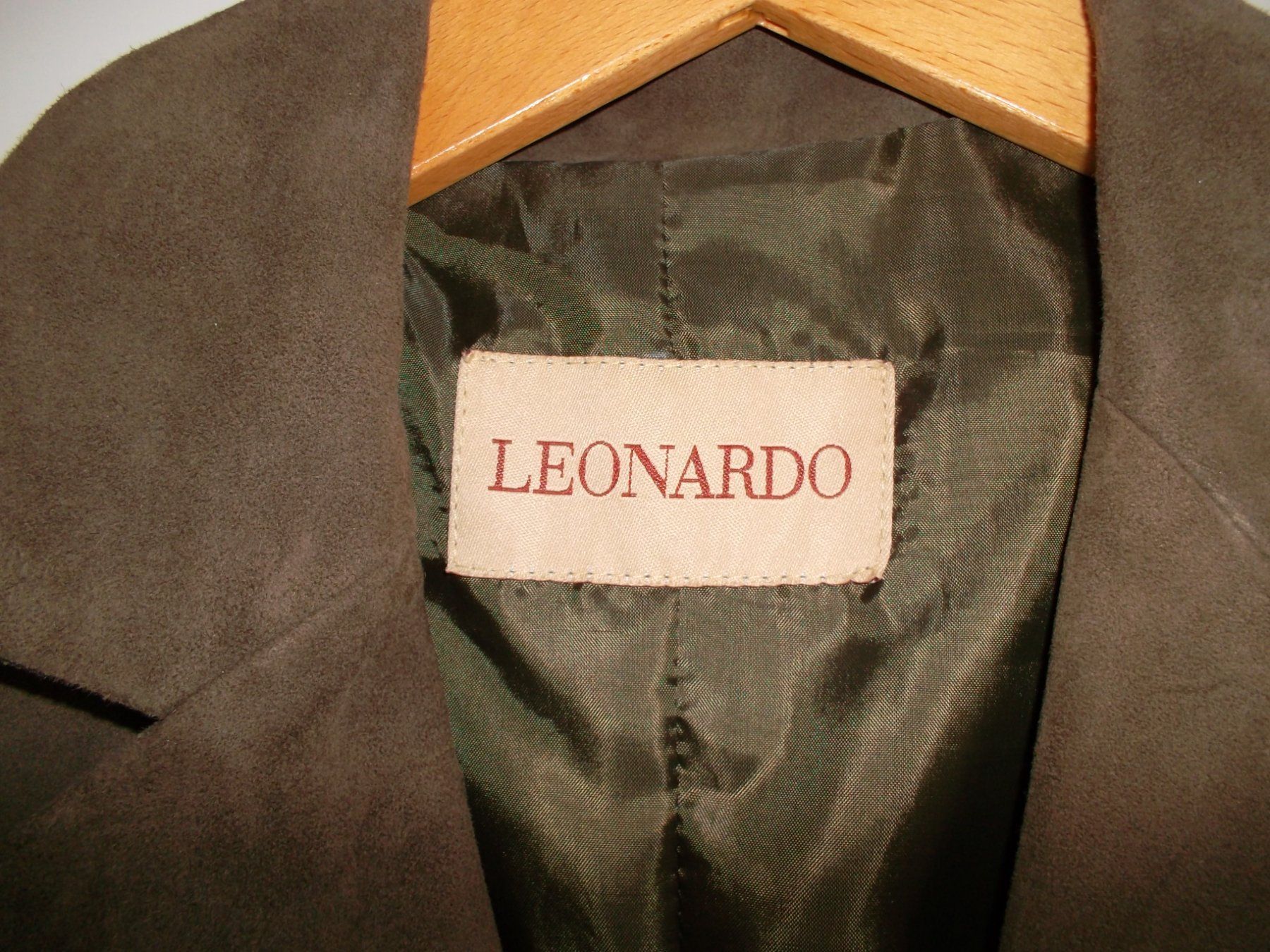 Cappotti: LEONARDO WILDLEDER MANTEL GR. 36 BRAUN – Usato da Zofingen venduto da Felpa 1