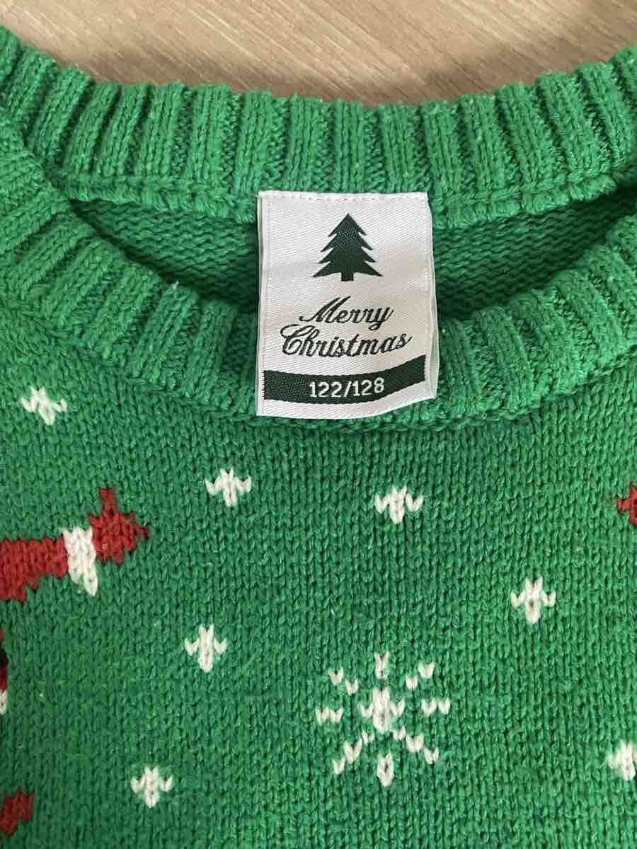 Maglioni & Felpe: Pull de Noël vert pour enfant taille 122/128 – Nuovo (secondo la descrizione) da Chamoson venduto da Pince26 2